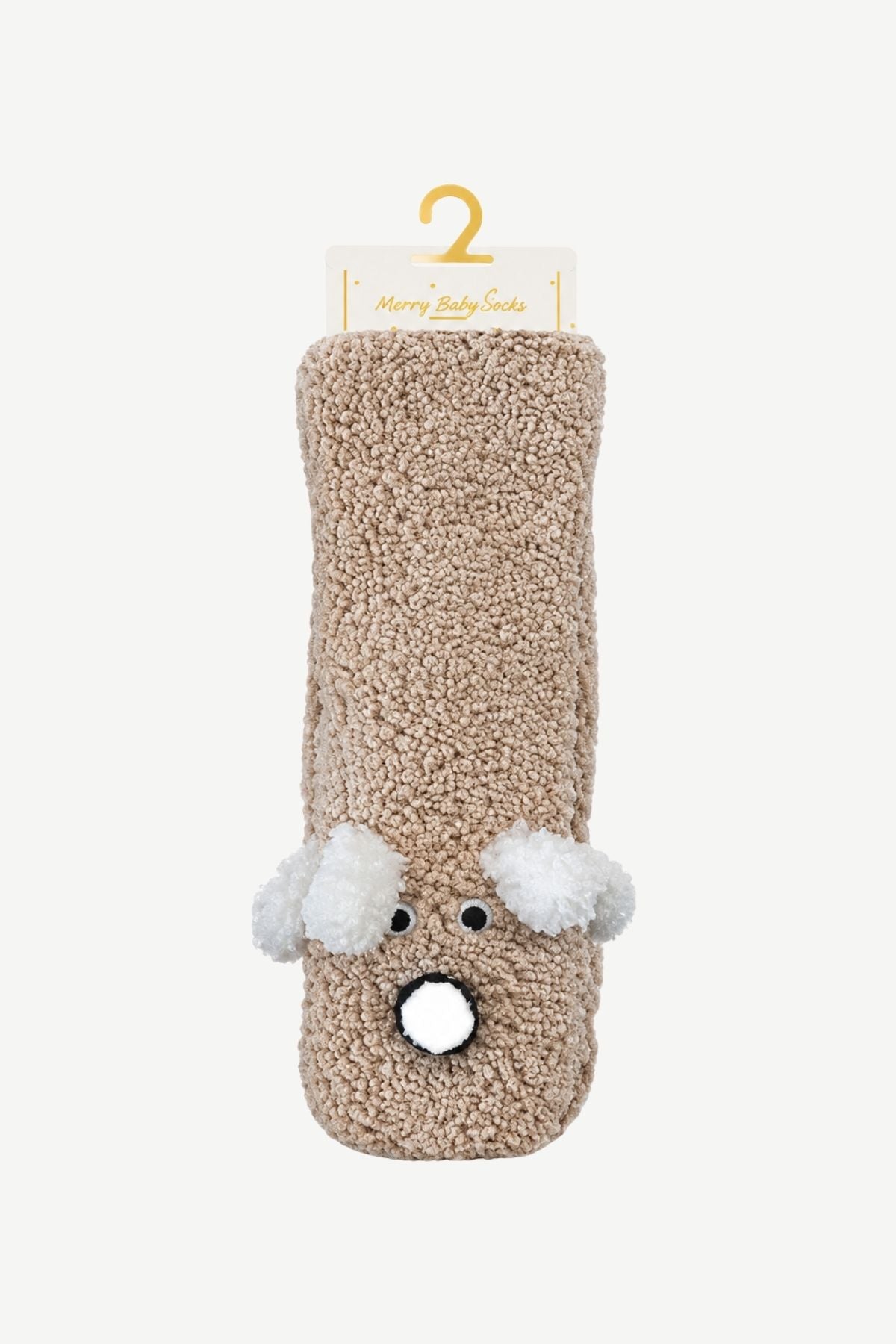 COMFY TEDDY SOCK DOG Sand
