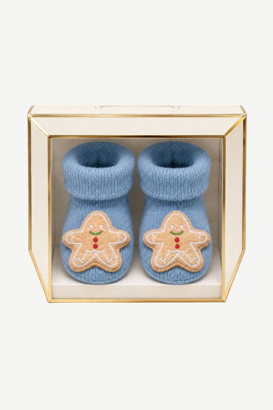 BABY SOCK RED DEER-TREE Gingerbread